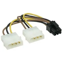 PRZEJŚCIÓWKA ZASILAJĄCA MOLEX - PCI 6PIN DO K. GRAFIKI