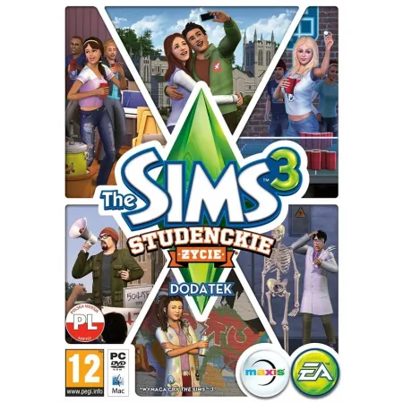 The Sims 3 Studenckie życie PL Dodatek PC