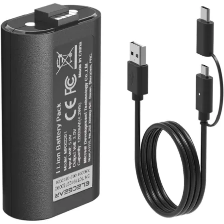 ElecGear Akumulator Litowo-jonowy do Xbox, 1200mAh Series X/S, Xbox One