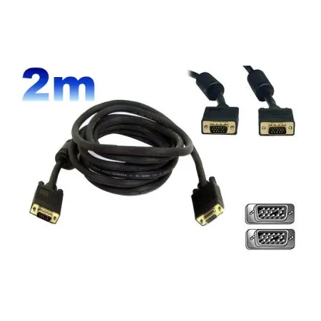 KABEL D-SUB VGA FULL HD SVGA 2m GOLD