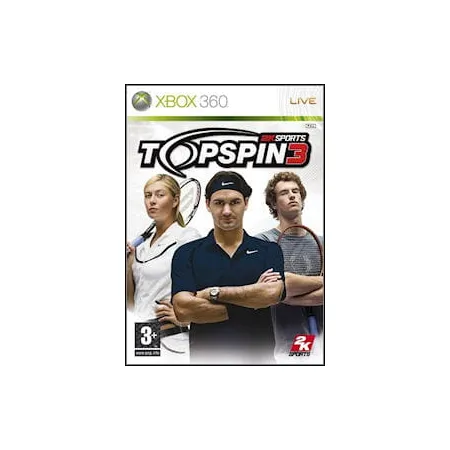 Top Spin 3 2K Sports X360
