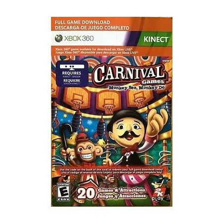 Kinect Carnival Games Monkey See, Monkey Do X360