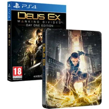 Deus Ex Bunt Ludzkości Day One Edition PL PS4 Steelbook