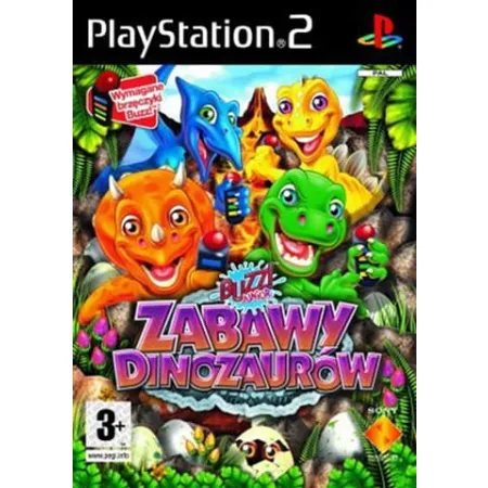 Zabawy Dinozaurów Buzz Junior  PL  + pady Buzz PS2