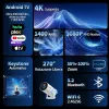 Projektor Ultra HD 2026 WiFi 6 BT 5.0 Android 11 Netflix Youtube USB