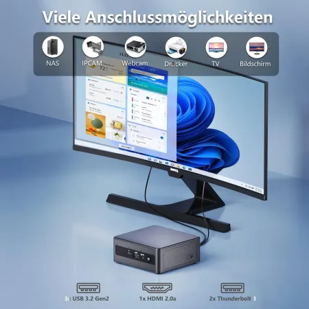 Mini PC Intel NUC i5 11gn 16GB 512GB SSD Win11 Pro
