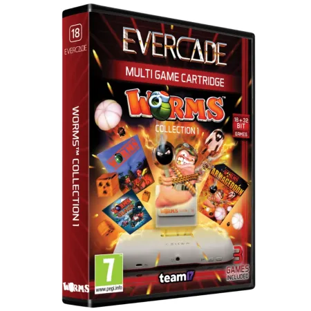 Evercade Multigame Cartridge Worms Collection 1